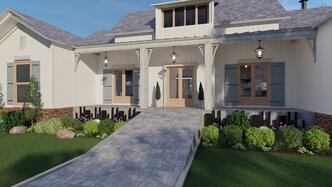 Farmhouse with ramp designed with Cedreo